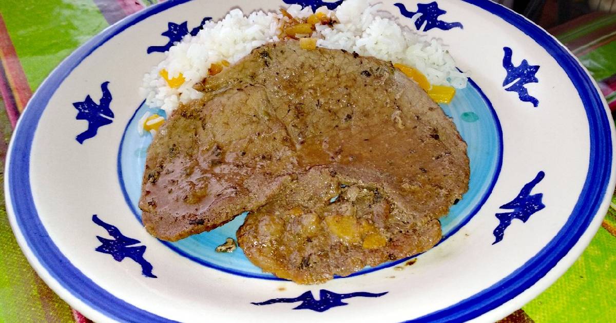 Bistec De Escalopa En Ajo Y Orégano Receta De Lissetteiqq Cookpad 2742