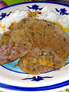 Una foto de Bistec de Escalopa en ajo y orégano