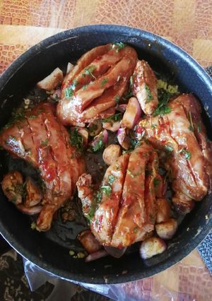 صورة لوصفة دجاج بالصوص