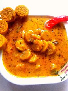 राजस्थानी गट्टा करी (Rajasthani gatta curry recipe in Hindi) रेसिपी मुख्य फोटो