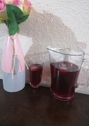 عکسی از دستور شربت چای ترش