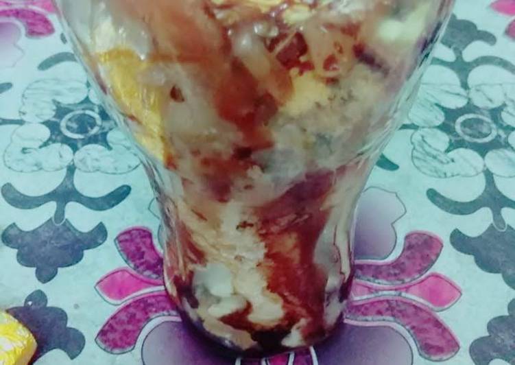 Recipe of Homemade Dark fantasy sundae