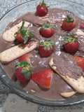 Crema de Chocolate con galetitas y FRUTILLAS🍓🍓