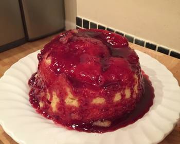 Fast Cooking Methods Upside down jam sponge Practical Delicious