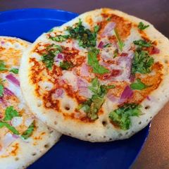 A picture of Foxtail vegetable uttapam.