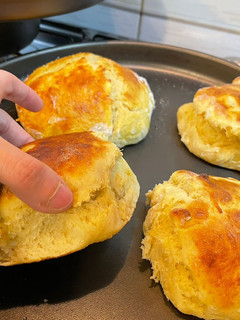 Una foto de Pan de papa para hamburguesas 🍔