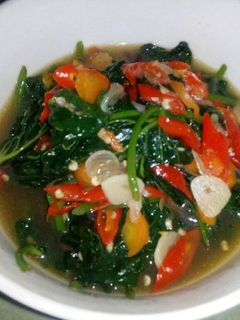 Foto resep Oseng daun ubi jalar