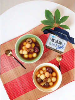 酒釀手工湯圓 的食譜成品照片