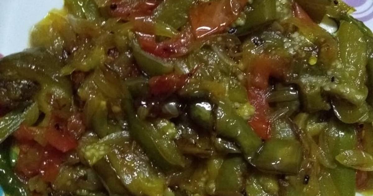 Brinjal capsicum stir fry Recipe by Sankalan Dey - Cookpad