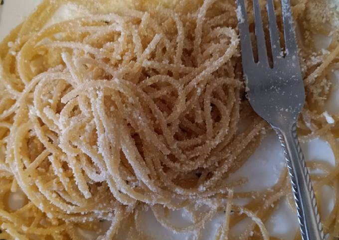 Steps to Make Speedy Grandma&#39;s great pasta optional cheese