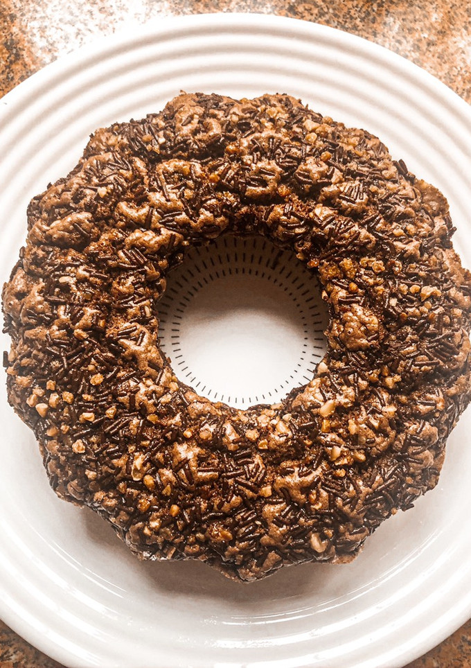 Una foto de Bizcocho de avena y chocolate 🍫