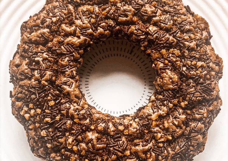 Bizcocho de avena y chocolate 🍫