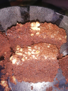 Una foto de Brownie de avena
