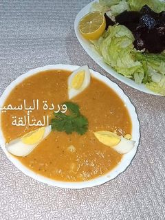 صورة لوصفة سوب العدس الاحمر