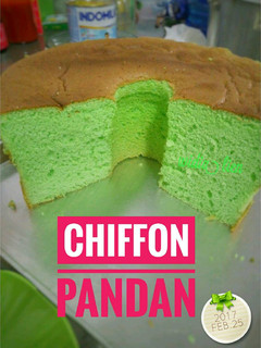 Foto resep Chiffon pandan