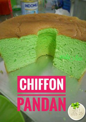 Foto resep Chiffon pandan
