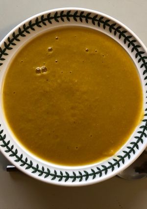 A picture of Self-isolation Carrot & Lentil Soup.