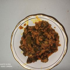 A picture of Bhindi Sabzi Masala.