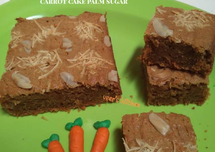 Carrot cake palm sugar