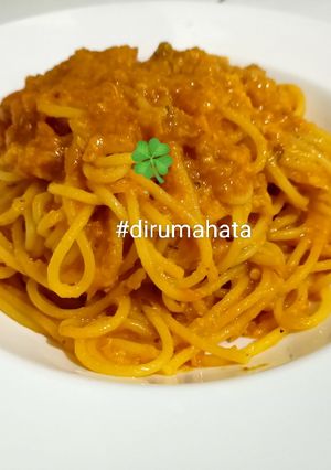 Foto resep La Fonte Spaghetti Saos Bolognese Rasa Ayam