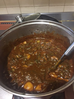 Una foto de Romeritos en mole