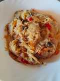Tallarines de arroz al wok