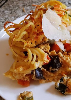 Foto principal de Pastel de Pasta con Verduras