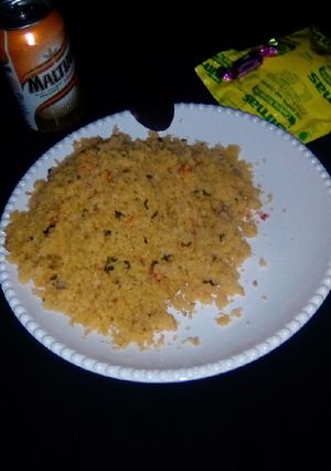 A picture of Fried couscous.