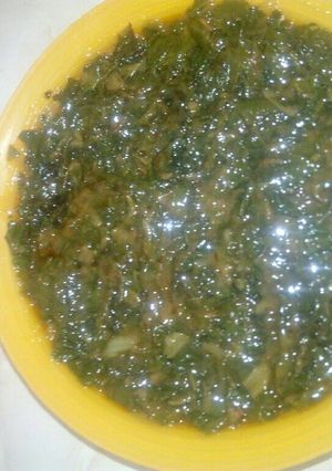 A picture of My simple spinach.