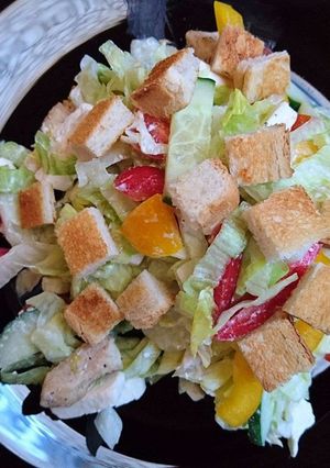 Csirkés-fetás saláta recept fotója