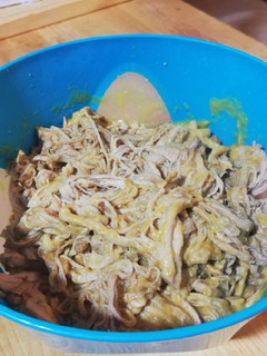 Una foto de Pulled pork de solomillo
