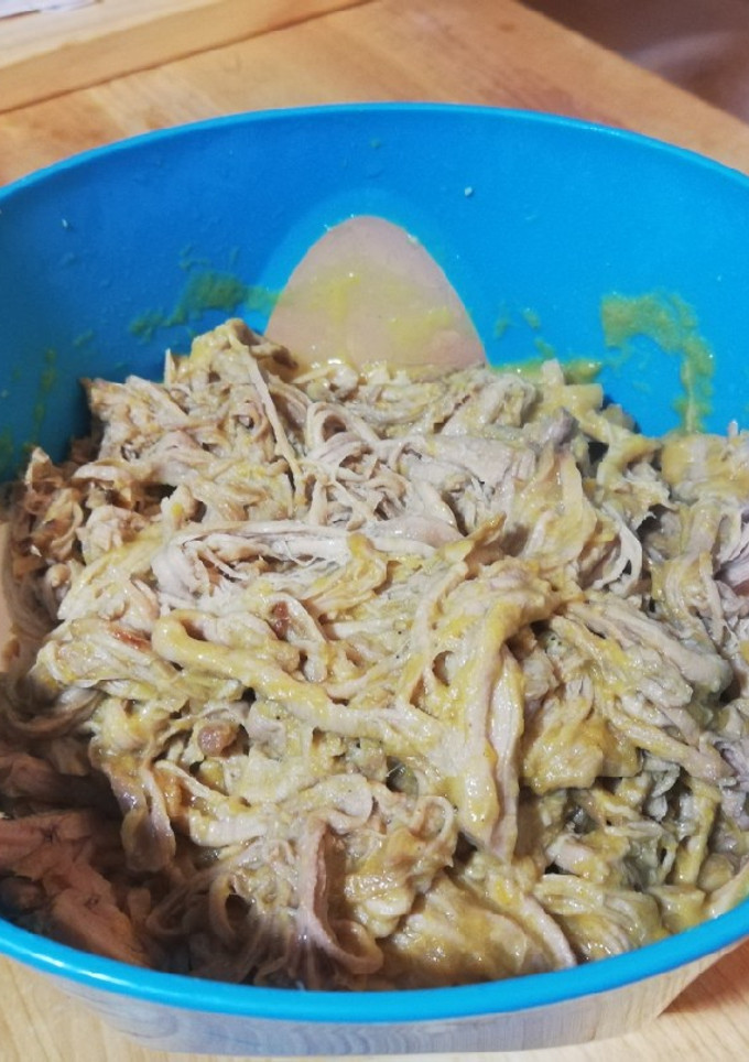 Una foto de Pulled pork de solomillo