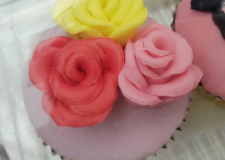 Resep: Cupcake base brownies panggang dark chocolate sederhana dan enak