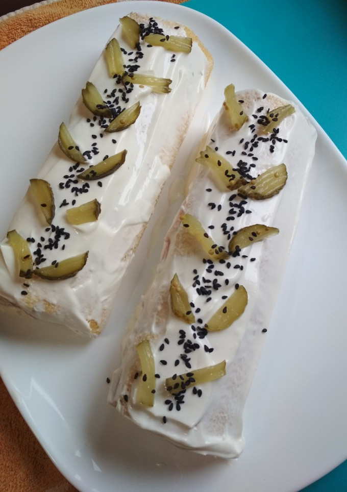 Una foto de Rollo dulce de salmón