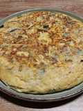 Tortilla de Calabacín y Queso (Sin Lactosa)