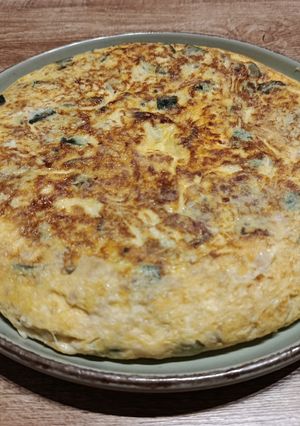 Una foto de Tortilla de Calabacín y Queso (Sin Lactosa)