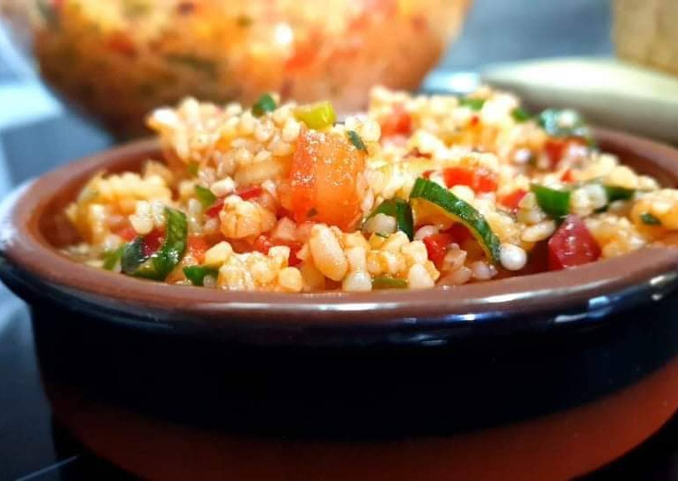 Bulgarian quick salad