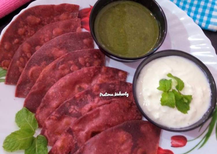 Simple Way to Make Super Quick Homemade Beetroot Paratha