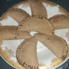 A picture of Martabak coklat lipat.