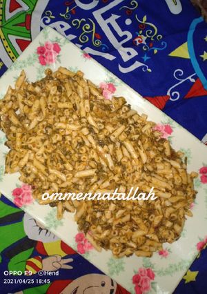 صورة لوصفة المكرونة على الطريقة الإسبانية 😋❤️
