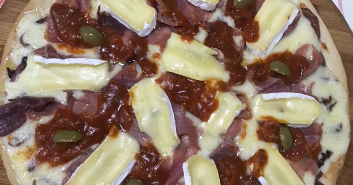 Pizza crocante 34 recetas caseras Cookpad