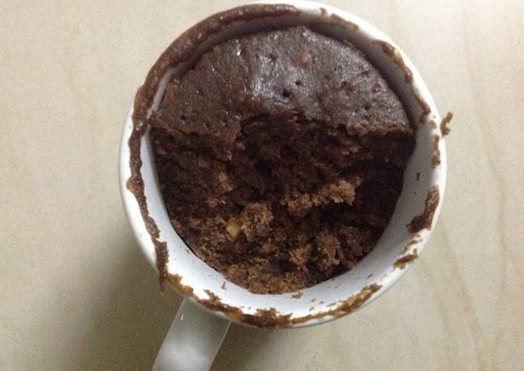 nutella peanut butter mug cake recipe main photo