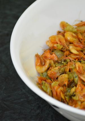 A picture of Mini Prawns Fry.