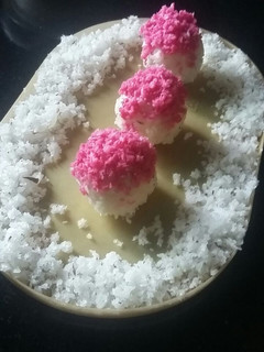 A picture of Paneer dates laddu.