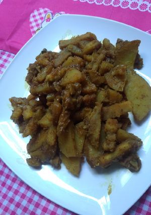 মিষ্টি আলু সুটকি ভুনা রেসিপির প্রধান ছবি