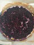 Tarte façon flammekueche aux myrtilles