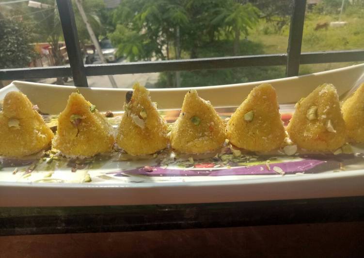 Carrot paneer Modak