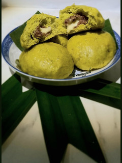 Foto resep Bakpao Pandan (Tausa Keju)