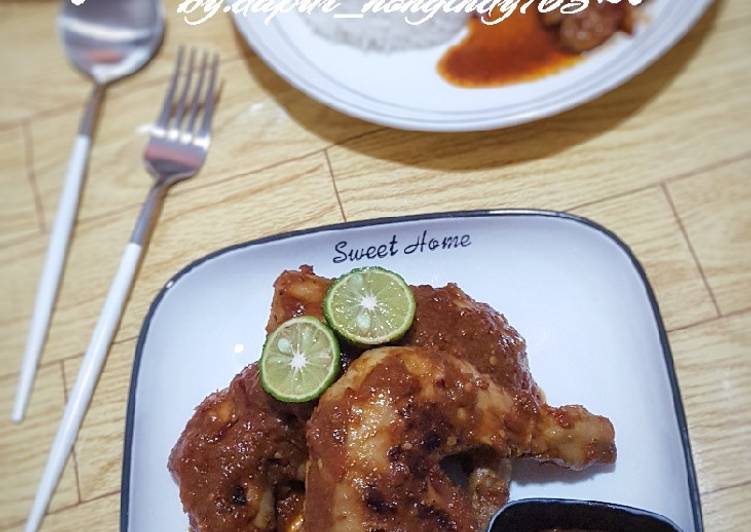 Resep Ayam Bakar Bumbu Rujak (Resep Pemenang MCI season 7) yang Lezat