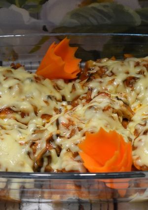 Zdjęcie przepisu Filet pod pierzynką polonezową.